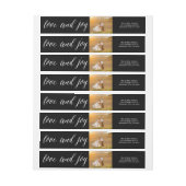 Love and Joy Mr. & Mrs. 1st kerstfoto Wedding (Vel)