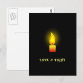 "Love and Light"-citaat Briefkaart (Voorkant / Achterkant)