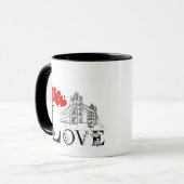 Love and Monument Personalized Mug (Devant gauche)