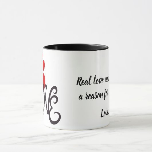 Love and Monument Personalized Mug (Centre)