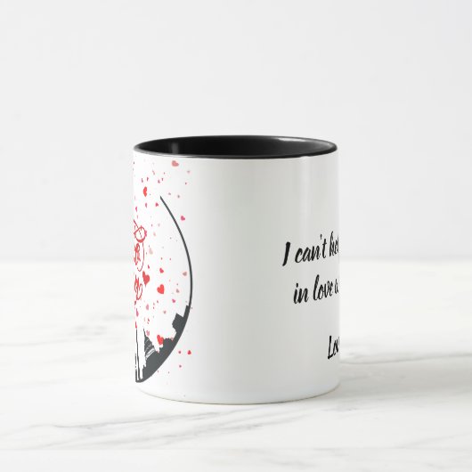 Love and Monument Personalized Mug (Centre)