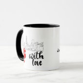 Love and Monument Personalized Mug Mok (Voorkant links)