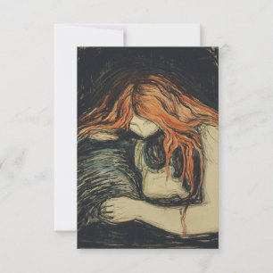 Love and Pain (The Vampire) (door Edvard Munch)