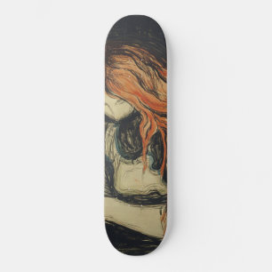 Love and Pain (The Vampire) (door Edvard Munch) Skateboard