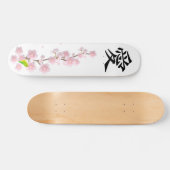 Love and Peace Japans Sakura Skateboard (Horizontaal)