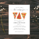 Love and Pizza Rehearsal Dinner Kaart