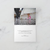 Love And Thanks Script Mariage photo Merci (Intérieur)