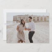 Love and the Beach Photo Tropical Save the Date (Dos)