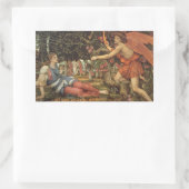 Love and the Maiden by John Stanhope Rechthoekige Sticker (Tas)