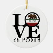 LOVE Aptos California Keramisch Ornament (Voorkant)