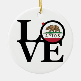 LOVE Aptos Keramisch Ornament