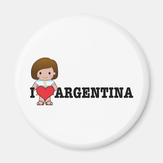 Love Argentina Magneet (Voorkant)