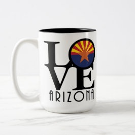 LOVE Arizona 15oz Tweekleurige Koffiemok