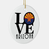 LOVE Arizona Keramisch Ornament (Rechts)