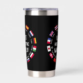 Love Around the World Languages  Geïsoleerde Drinkbeker (Rechts)