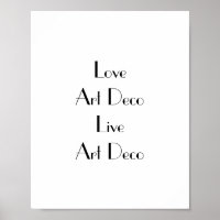 Love Art Deco Typografie