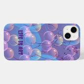 Love Art Geluk iPhone Hoesje (Achterkant horizontaal)