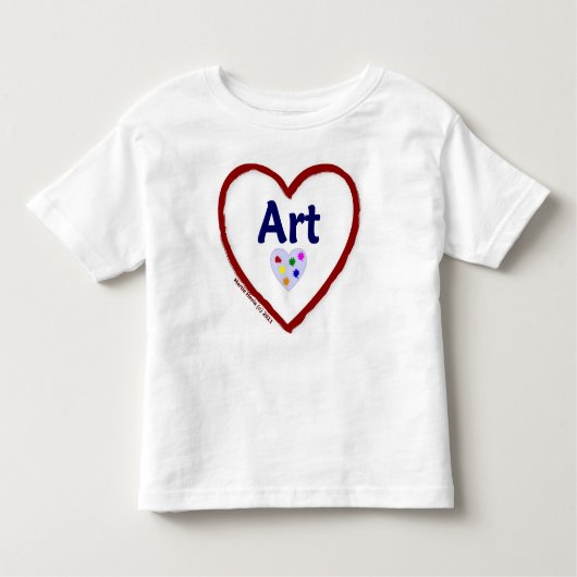 Love Art Kinder Shirts (Voorkant)