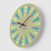 LOVE ART KLOCK TWENTY FOUR/TWELVE BY MASANSER GROTE KLOK (Hoek)