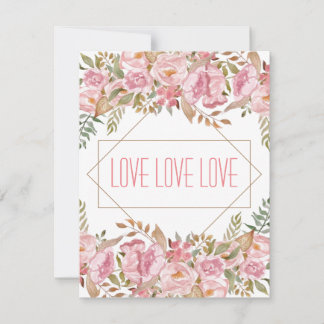 LOVE - Art pour la charité - Carte de voeux