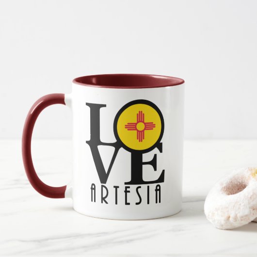 LOVE Artesia 11oz Mok (Met donut)