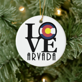LOVE Arvada Keramisch Ornament