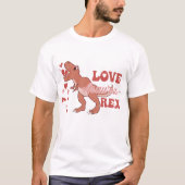 Love-Asaurus Rex Grappig T-shirt (Voorkant)