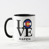 LOVE Aspen Colorado Mug (Gauche)