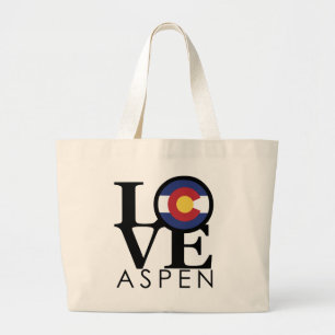 LOVE Aspen Grote Tote Bag