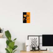 Love at First Bite Halloween Poster (Thuiskantoor)