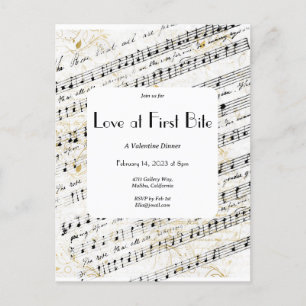 Love at First Bite invitation Carte postale