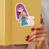 "Love At First Bite" leuke ijskegels Sticker