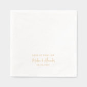 Love at First Sip Custom Names Mariage de script (Recto)