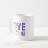 Love at First Spike Koffiemok (Voorkant links)