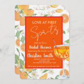 Love at First Spritz Bridal Shower Invitation (Devant / Derrière)