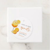 Love at First Spritz Bruiloft Feest Welcome Custom Bedankjes Labels (In situ)