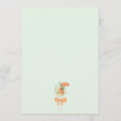 Love At First Spritz Green Arch Bridal Shower Menu (Achterkant)