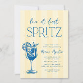 Love at First Spritz Invitation de Fête de Fiançai (Devant)