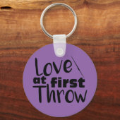 Love at First Throw, Javelin Throw Sleutelhanger (Voorkant)