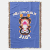 Love at the Speed of Light Penguin Gift Deken (Voorkant Verticaal)