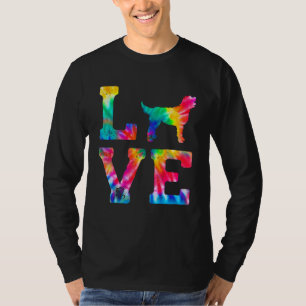 Love Aussiepom Tie Dye Dog mama T-shirt