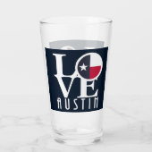 LOVE Austin Texas Glas (Achterkant)