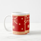Love Australia - Flag Vintage Mugs (Gauche)