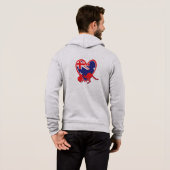 Love-Australia Hoodie (Achterkant volledig)