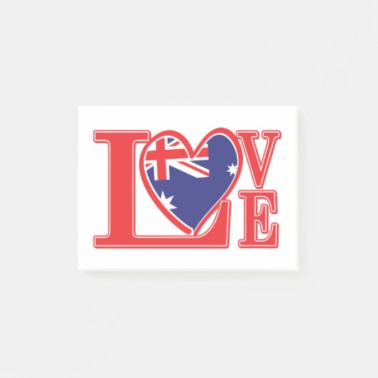 Love-Australia Post-it® Notes (Voorkant)