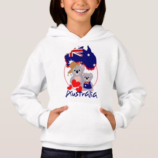 Love Australian koala Beren Super Cute Graphic (Voorkant)