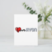 Love AVON Briefkaart (Staand voorkant)