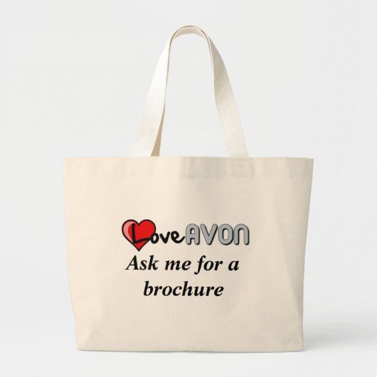 Love AVON Canvas tas (Voorkant)