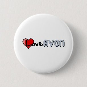 Love AVON Ronde Button 5,7 Cm