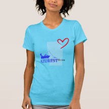 LOVE AZUREST Women's Fine Jersey T-shirt